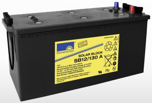 BATTERIE GEL 12 V 130 AH – SB12/130A SOLAR BLOCK SONNENSCHEIN