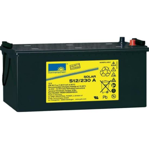 BATTERIE GEL 12 V 230 AH – S12/230A SOLAR SONNENSCHEIN