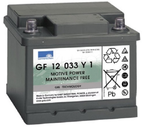 BATTERIE GEL GF 12 033 Y 1 SONNENSCHEIN / 12V 32.5AH