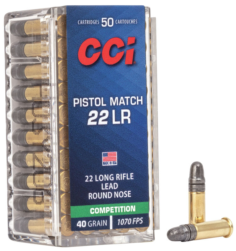 CCI 22lr Pistol Match Competition /50