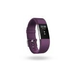 Coach de vie Fitbit Charge 2 Prune et Argent Taille L