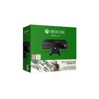 Console Microsoft Xbox One 500 Go Noire + Quantum Break