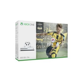 Console Microsoft Xbox One S 500 Go Blanc + Fifa 17