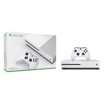 Console Microsoft Xbox One S 500 Go Blanche