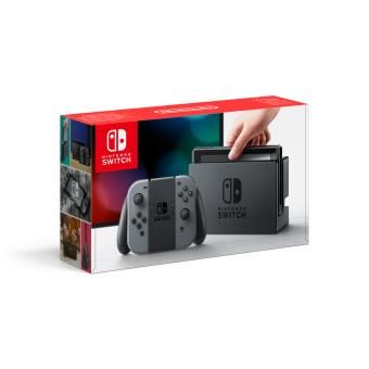 Console Nintendo Switch avec une paire de Joy-Con gris