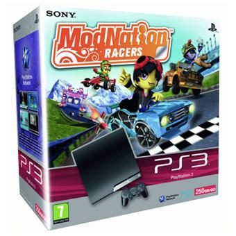Console PS3 Slim 250 Go Sony + ModNation Racers