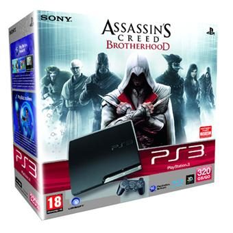 Console PS3 Slim 320 Go Sony + Assassin’s Creed : Brotherhood – Console Playstation 3 Sony