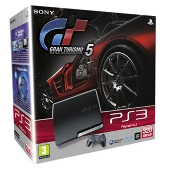 Console PS3 Slim 320 Go Sony + Gran Turismo 5 – Console Playstation 3 Sony
