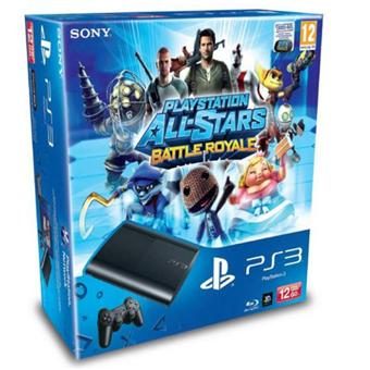 Console PS3 Ultra Slim 12 Go Sony + Playstation All Stars Battle Royale – Console Playstation 3 Sony