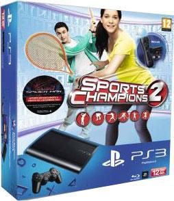 Console PS3 Ultra Slim 12 Go Sony + Sports Champion 2 + Pack découverte Move – Console Playstation 3 Sony
