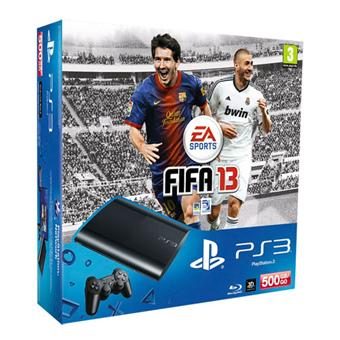 Console PS3 Ultra Slim 500 Go Sony + FIFA 13 – Console Playstation 3 Ultra slim Sony