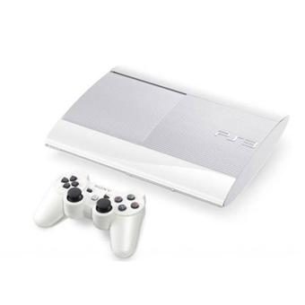 Console PS3 blanche Ultra Slim 500 Go Sony + une manette – Console Playstation 3 blanche Ultra slim Sony