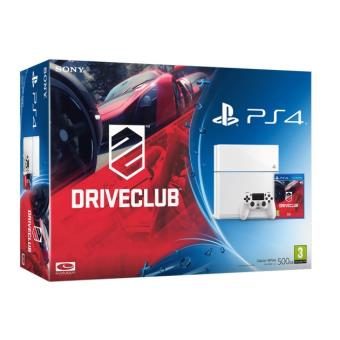 Console PS4 500 Go Blanche + DriveClub – Console Playstation 4 Sony