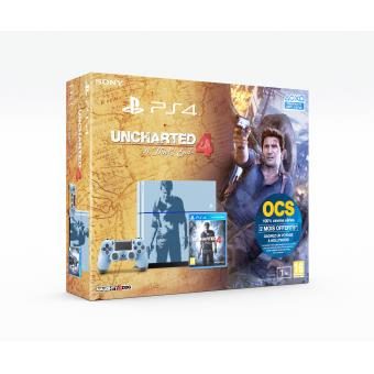 Console PS4 Sony 1 To Edition Limitée + Uncharted 4