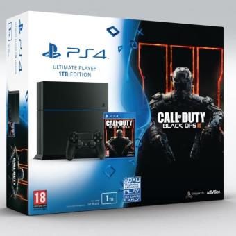 Console PS4 Sony 1 To Noire + Call of Duty Black Ops III PS4