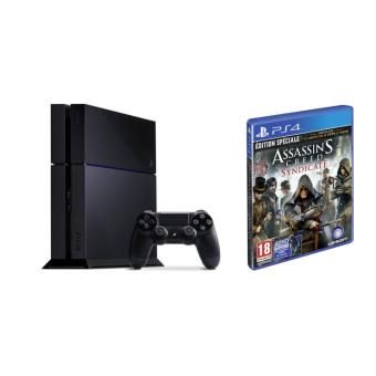 Console PS4 Sony 500 Go Noire + Assassin’s Creed Syndicate