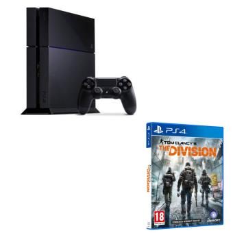 Console PS4 Sony 500 Go Noire + Tom Clancy’s The Division PS4