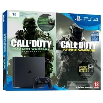 Console Sony PS4 1 To Slim Noir + Call of Duty Infinite Warfare Edition Legacy