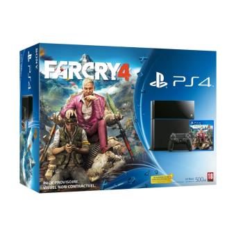 Console Sony PS4 500 Go Noire + Far Cry 4