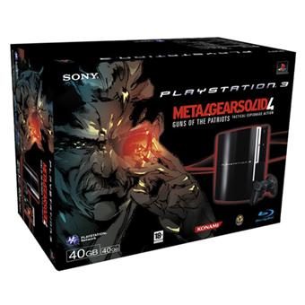 Console Sony PlayStation 3 – PS3 40 Go + Metal Gear Solid 4