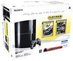 Console Sony PlayStation 3 – PS3 80 Go + Gran Turismo 5 Prologue + PES 2009
