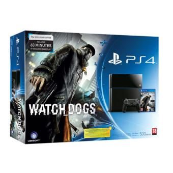 Console Sony Playstation 4 + Watch Dogs – PS4