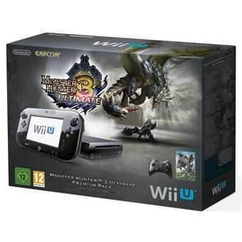Console Wii U Premium Monster Hunter 3 Ultimate Pack 32 Go Nintendo