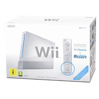 Console Wii blanche Nintendo + Wiimote Plus + Wii Sports Resort