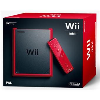 Console Wii mini rouge Nintendo + Wiimote Plus