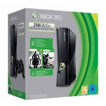 Console Xbox 360 250 Go Microsoft + Batman Arkham City + Darksiders 2