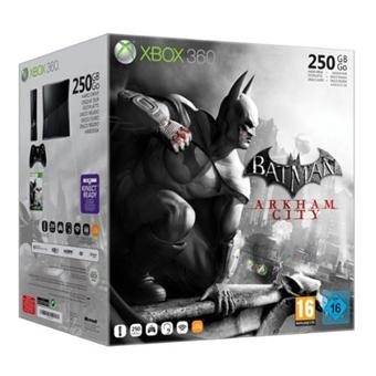 Console Xbox 360 250 Go Microsoft + Batman Arkham City – Exclusivité Fnac