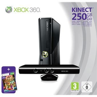 Console Xbox 360 250 Go Microsoft + capteur Kinect