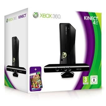 Console Xbox 360 4 Go Microsoft + capteur Kinect