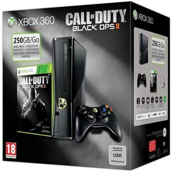 Console Xbox 360 mate 250 Go Microsoft + Call of Duty Black Ops 2