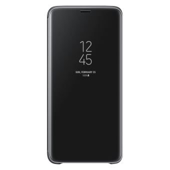 Etui Samsung Clear View Noir pour Galaxy S9+