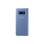 Etui Samsung Clear View Stand Bleu pour Galaxy S8