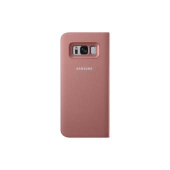 Etui Samsung LED View Rose pour Galaxy S8