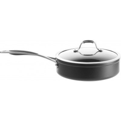 SAUTEUSE 24 CM ALU FORGÉ + COUVERCLE