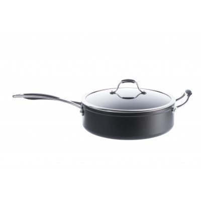 SAUTEUSE 28 CM ALU FORGÉ + COUVERCLE