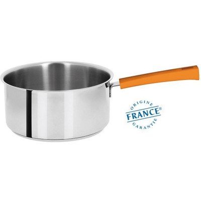 CASSEROLE INOX – MUTINE FIXE ORANGE 14CM