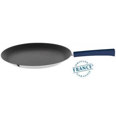 CRÊPIÈRE INOX – ANTI-ADHÉRENT EXCELISS – MUTINE FIXE ENCRE BLEUE 30CM