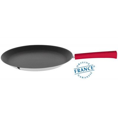 CRÊPIÈRE INOX – ANTI-ADHÉRENT EXCELISS – MUTINE FIXE FRAMBOISE 30CM