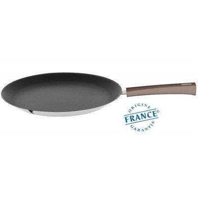 CRÊPIÈRE INOX – ANTI-ADHÉRENT EXCELISS – MUTINE FIXE TAUPE 30CM