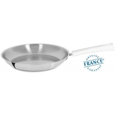 POÊLE INOX – MUTINE FIXE BLANC 20CM