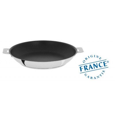 POÊLE INOX – ANTI-ADHÉRENT EXCELISS – MUTINE AMOVIBLE 35CM