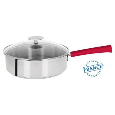 SAUTEUSE INOX – MUTINE FIXE FRAMBOISE 24CM