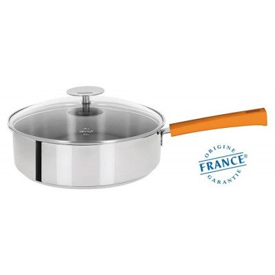 SAUTEUSE INOX – MUTINE FIXE ORANGE 24CM