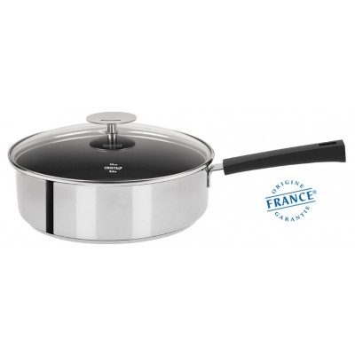 SAUTEUSE INOX AVEC ANTI-ADHÉRENT EXCELISS – MUTINE FIXE NOIR 26CM