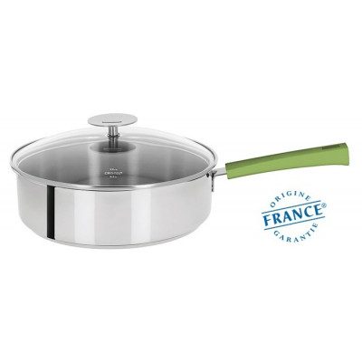 SAUTEUSE INOX – MUTINE FIXE VERT TILLEUL 26CM