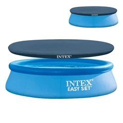 Intex Family Pool ronde, 244x244x61 cm, bleue, gonflable